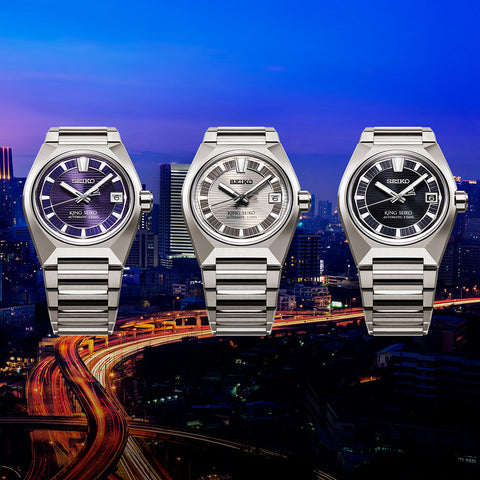 Seiko King Seiko HKF001J / HKF001 Automatic Mechanical Titanium Sapphire 100m Watch