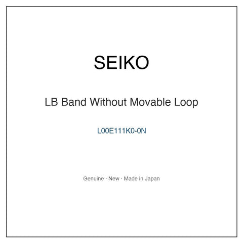 SEIKO L00E111K0-0N Watch Parts