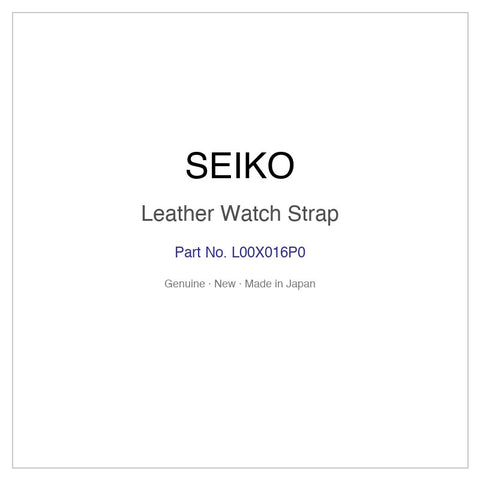 SEIKO L00X016P0 Leather Watch Strap for STPX090 and More Models