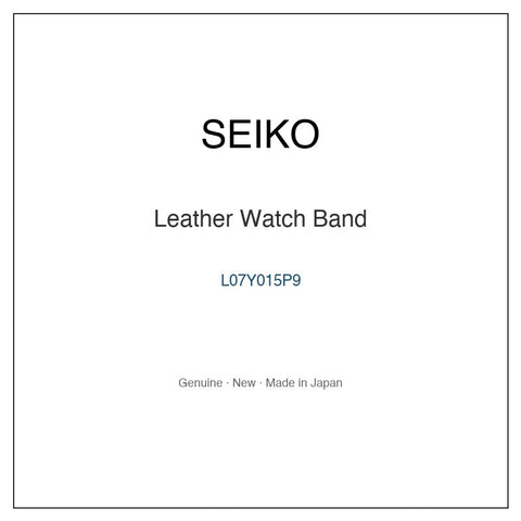 SEIKO L07Y015P9 Watch Parts