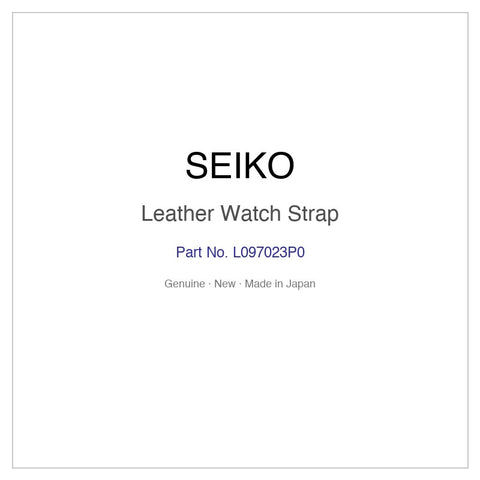 SEIKO L097023P0 Leather Watch Strap for SRE006J8 SRE006K1 and More Models