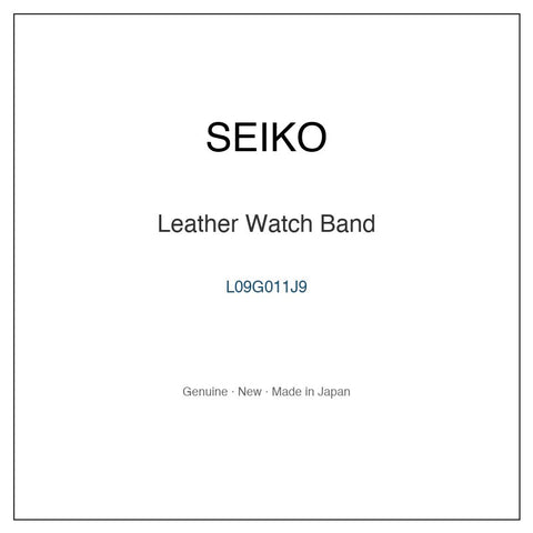 SEIKO L09G011J9 Watch Parts