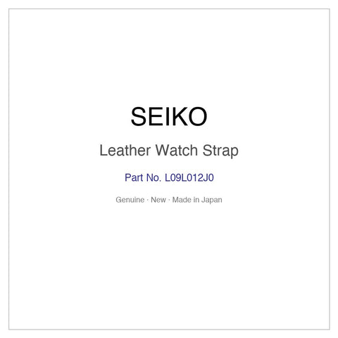 SEIKO L09L012J0 Leather Watch Strap for SBPY103 and More Models