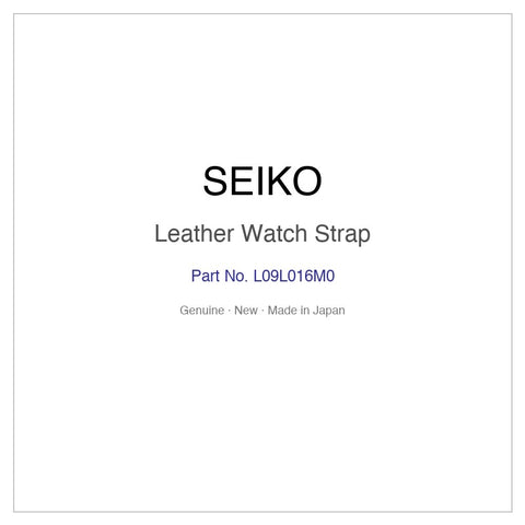 SEIKO L09L016M0 Leather Watch Strap for SBPY111 and More Models