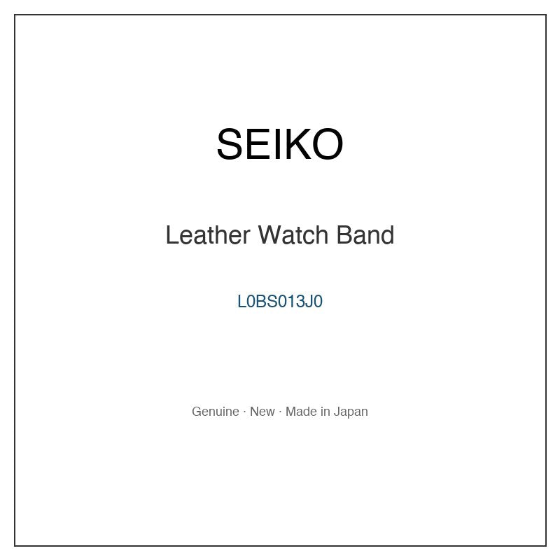 SEIKO L0BS013J0 Watch Parts