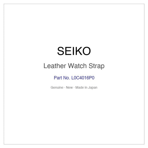 SEIKO L0C4016P0 Leather Watch Strap for SWFA208 and More Models