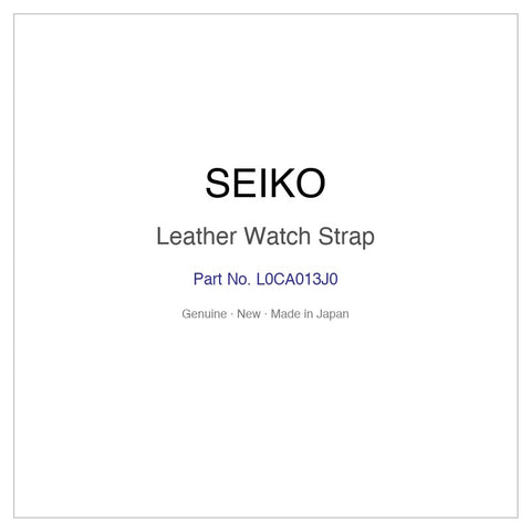SEIKO L0CA013J0 Leather Watch Strap for SARG017 SARG017J and More Models