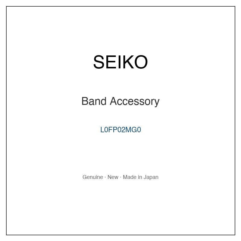 SEIKO L0FP02MG0 Watch Parts