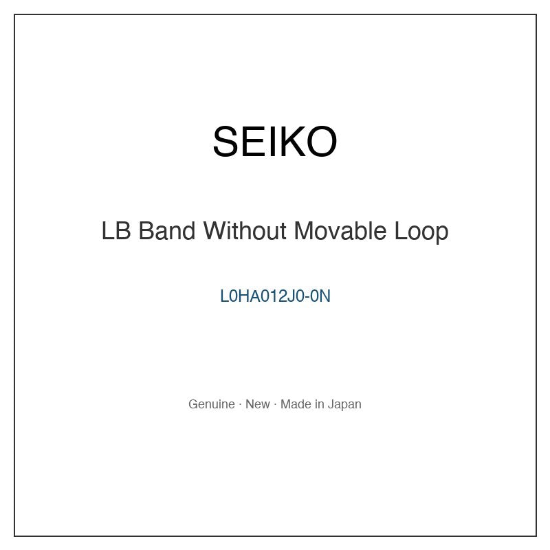 SEIKO L0HA012J0-0N Watch Parts