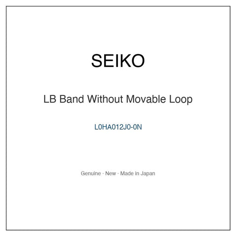 SEIKO L0HA012J0-0N Watch Parts