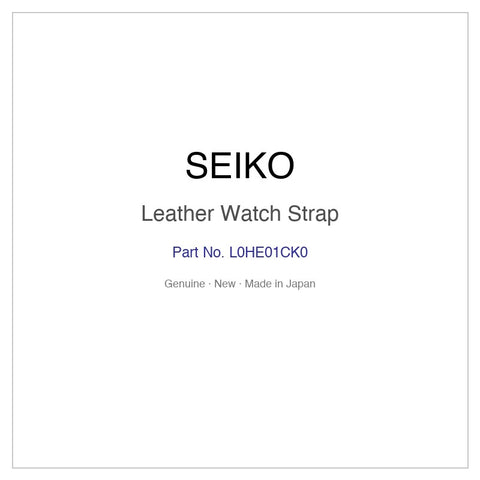 SEIKO L0HE01CK0 Leather Watch Strap for SARY126 and More Models