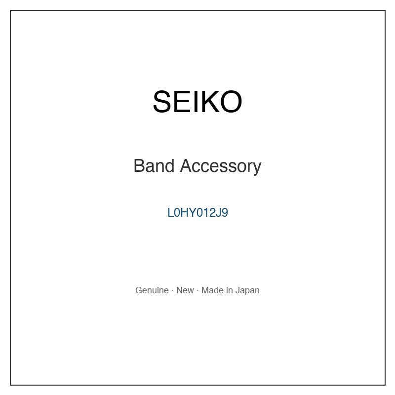 SEIKO L0HY012J9 Watch Parts