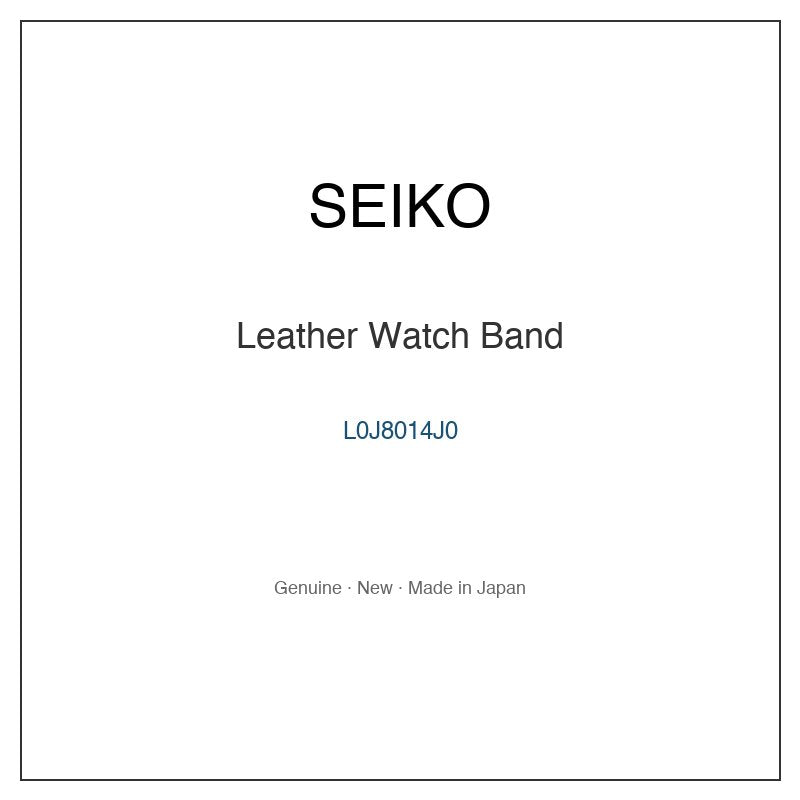 SEIKO L0J8014J0 Watch Parts
