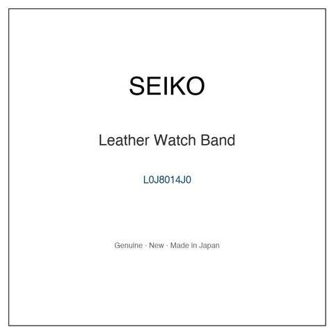 SEIKO L0J8014J0 Watch Parts
