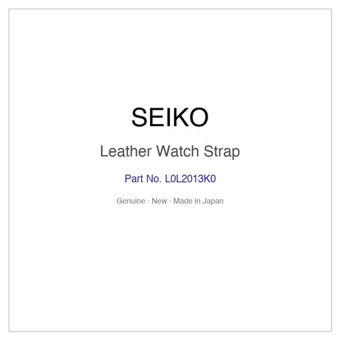SEIKO L0L2013K0 Leather Watch Strap for STPR068 and More Models