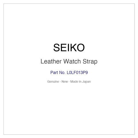 SEIKO L0LF013P9 Leather Watch Strap for SPB140J1 SSVJ008 SSVJ008J and More Models
