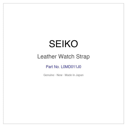 SEIKO L0MD011J0 Leather Watch Strap for SCXP183 and More Models