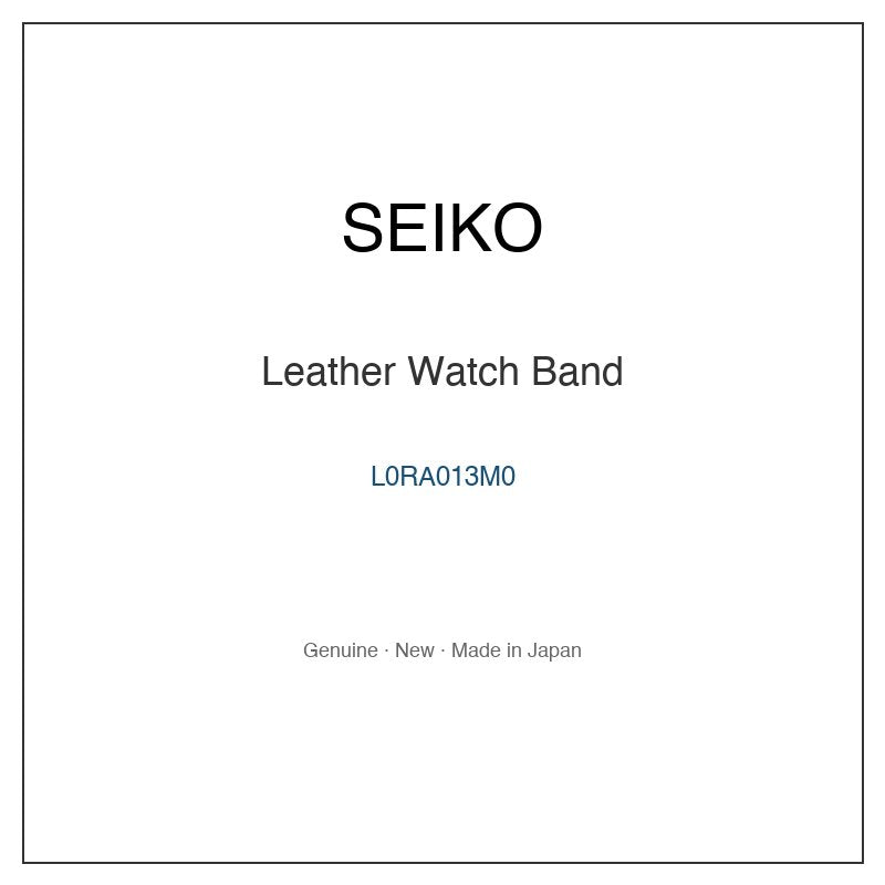 SEIKO L0RA013M0 Watch Parts