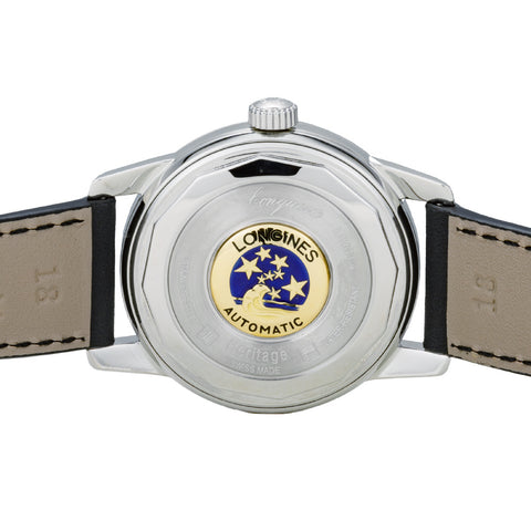 LONGINES L1.611.4.52.2 Watch - Conquest Heritage 5-Year Warranty Black Dial Swiss Automatic Stainless Steel (Image 5)