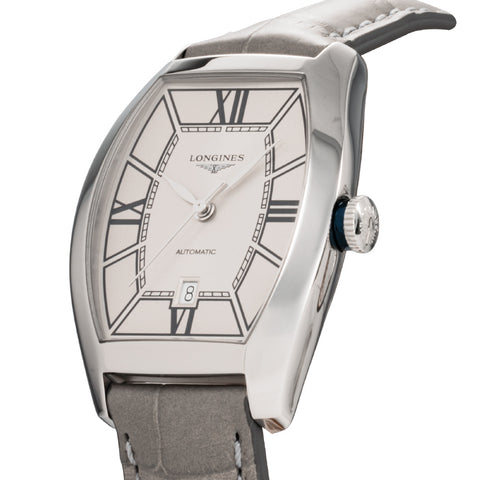 LONGINES L2.142.4.66.2 Elegant Design Grey Dial 5-Year Warranty Swiss Automatic Movement Stylish Timepiece