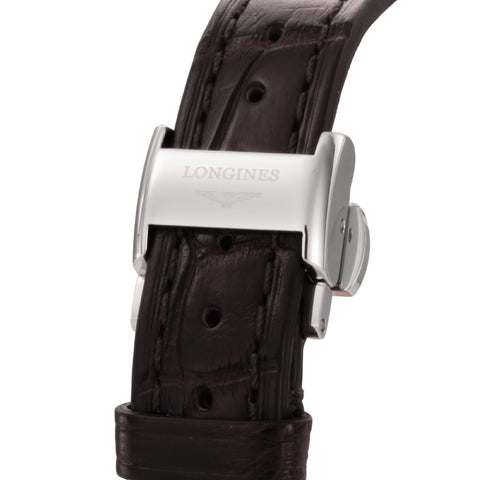 LONGINES L2.320.4.11.2 Elegant White Dial 5-Year Warranty Swiss Automatic Movement Water Resistant