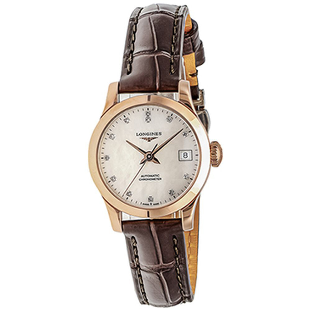 LONGINES L2.320.8.87.2 Watch - Record 5-Year Warranty White Dial Quartz Movement Elegant Design