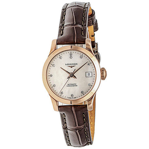 LONGINES L2.320.8.87.2 Watch - Record 5-Year Warranty White Dial Quartz Movement Elegant Design