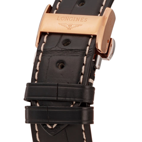 LONGINES L2.786.8.56.3 Conquest 5-Year Warranty Black Dial Stainless Steel Water Resistant