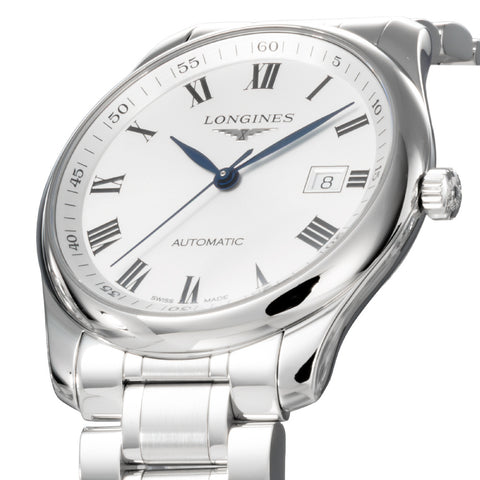 LONGINES L2.793.4.96.6 Watch - Master Collection 5-Year Warranty Silver Stainless Steel Automatic Watch (Image 2)
