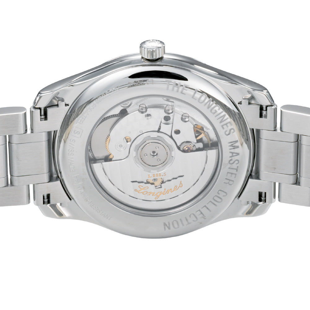 LONGINES L2.793.4.96.6 Watch - Master Collection 5-Year Warranty Silver Stainless Steel Automatic Watch (Image 5)