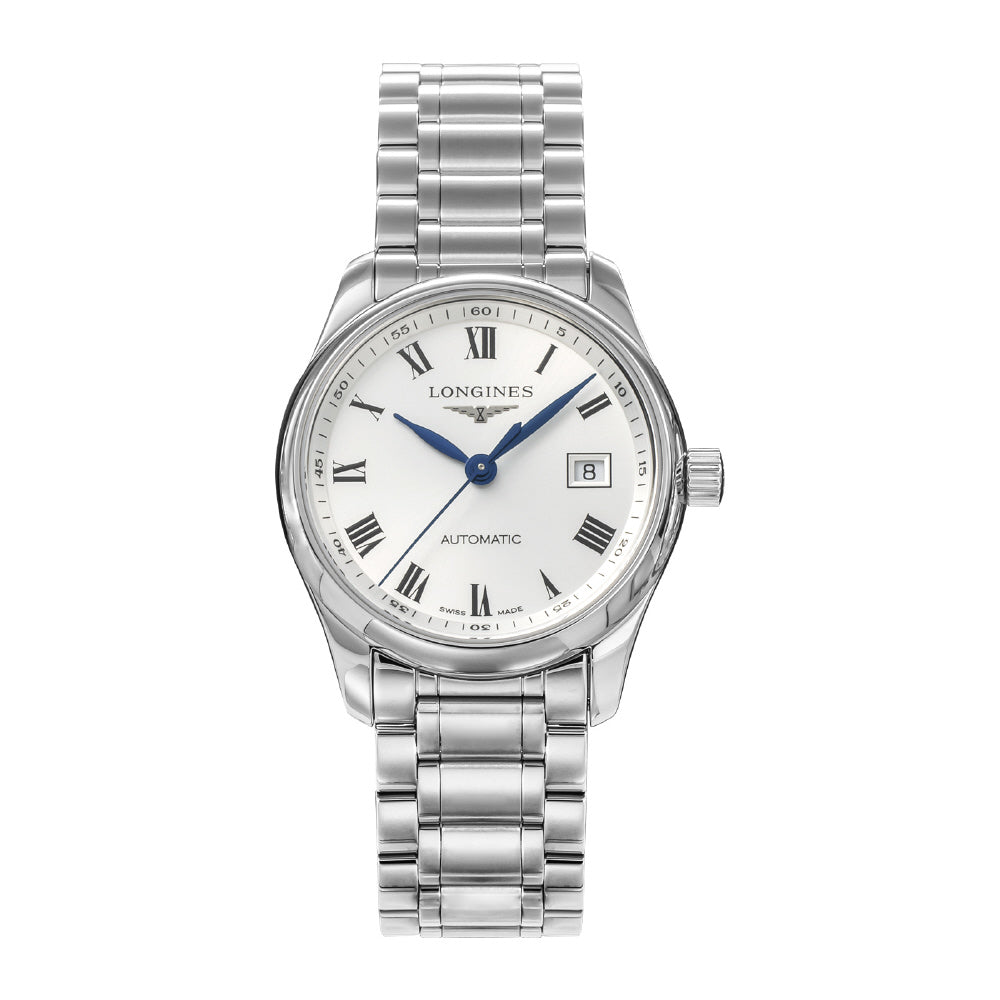LONGINES L22574966 Watch - Master Collection 5-Year Warranty Silver Elegant Design Swiss Automatic Movement