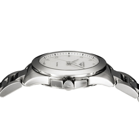 LONGINES L3.377.4.87.6 Watch - Conquest White Pearl Dial Swiss Automatic 2-Year Warranty Elegant Design (Image 4)