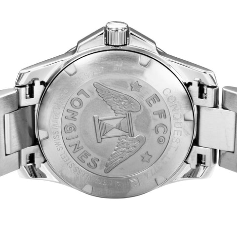 LONGINES L3.377.4.87.6 Watch - Conquest White Pearl Dial Swiss Automatic 2-Year Warranty Elegant Design (Image 5)