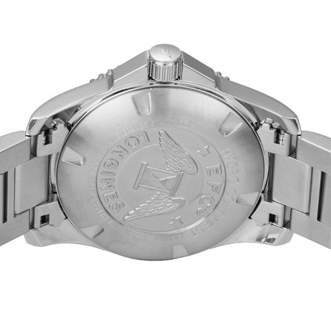 LONGINES L3.740.4.56.6 Watch - Hydro Conquest 2-Year Warranty Black Dial Stainless Steel Water Resistant 300m (Image 5)