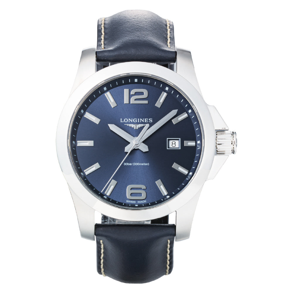LONGINES L3.760.4.96.0 Watch - Men's Leather Belt Watch Parallel Import with 2-Year Warranty