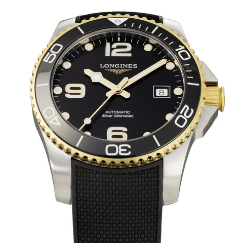 LONGINES L3.781.3.56.9 Watch - Hydro Conquest 5-Year Warranty Black Dial Swiss Automatic Water Resistant (Image 3)