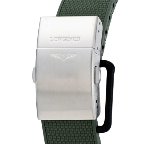 LONGINES L3.781.4.06.9 Watch - Hydro Conquest 5-Year Warranty Green Ceramic Bezel Automatic Movement Water Resistant 300m (Im