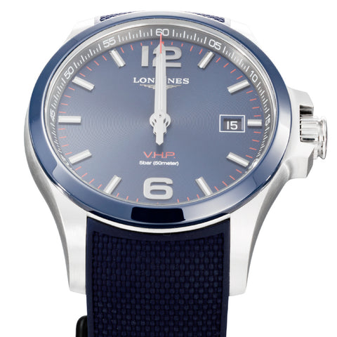 LONGINES L37294969 Watch - Conquest V.H.P. Swiss Quartz Movement Blue Dial 2-Year Warranty Water Resistant (Image 3)