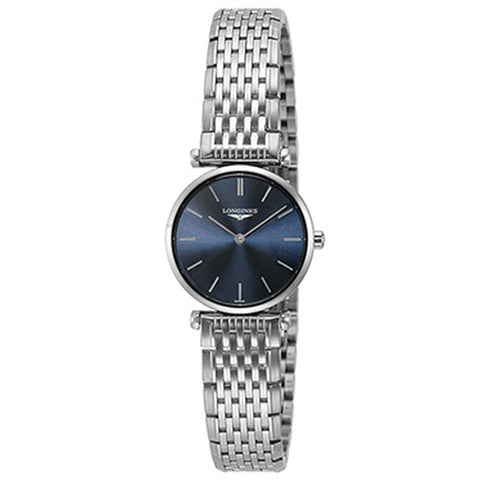 LONGINES L4.209.4.95.6 Watch - Elegant Blue Dial Stainless Steel Case 2-Year Warranty Classic Design