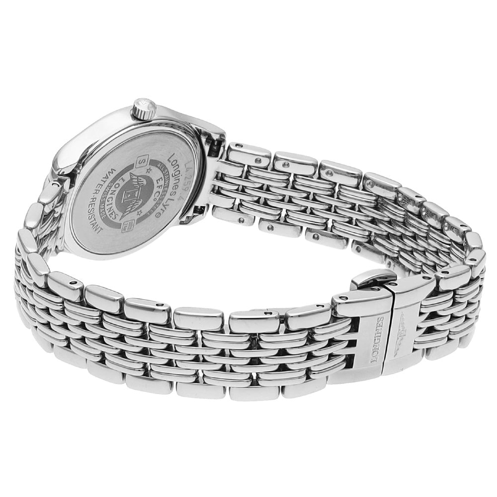 LONGINES L4.259.4.72.6 Watch - Elegant Silver Design 2-Year Warranty Swiss Movement Water Resistant (Image 4)