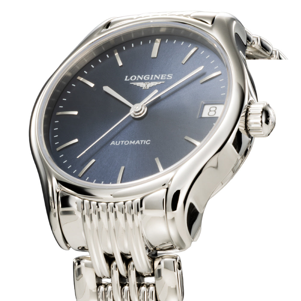 LONGINES L4.361.4.92.6 Watch - Elegant Blue Dial Stainless Steel Case 5-Year Warranty Swiss Automatic Watch (Image 2)