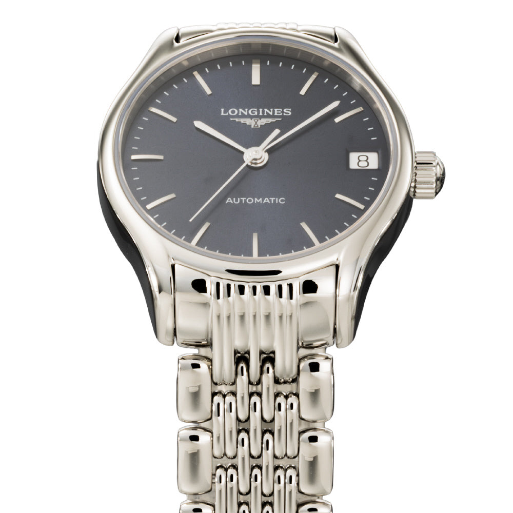 LONGINES L4.361.4.92.6 Watch - Elegant Blue Dial Stainless Steel Case 5-Year Warranty Swiss Automatic Watch (Image 3)