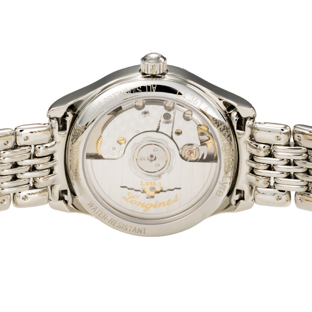 LONGINES L4.361.4.92.6 Watch - Elegant Blue Dial Stainless Steel Case 5-Year Warranty Swiss Automatic Watch (Image 5)