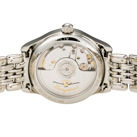 LONGINES L4.361.4.92.6 Watch - Elegant Blue Dial Stainless Steel Case 5-Year Warranty Swiss Automatic Watch (Image 5)
