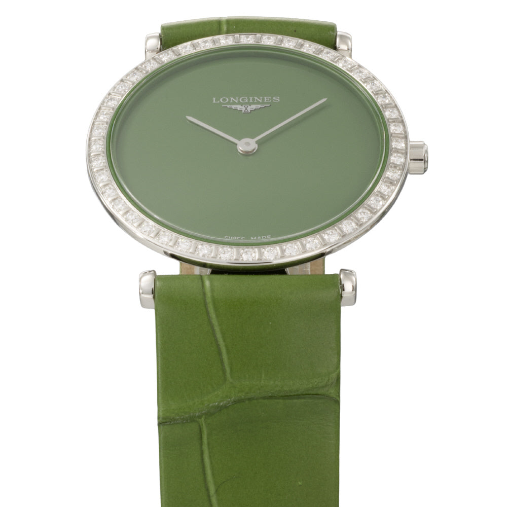 LONGINES L4.523.0.60.2 Watch - Elegant Green Dial 2-Year Warranty Classic Design Stainless Steel Case (Image 3)