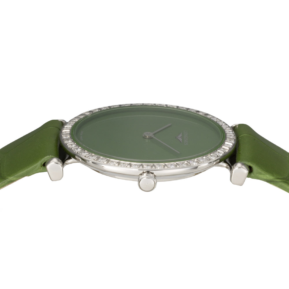 LONGINES L4.523.0.60.2 Watch - Elegant Green Dial 2-Year Warranty Classic Design Stainless Steel Case (Image 4)