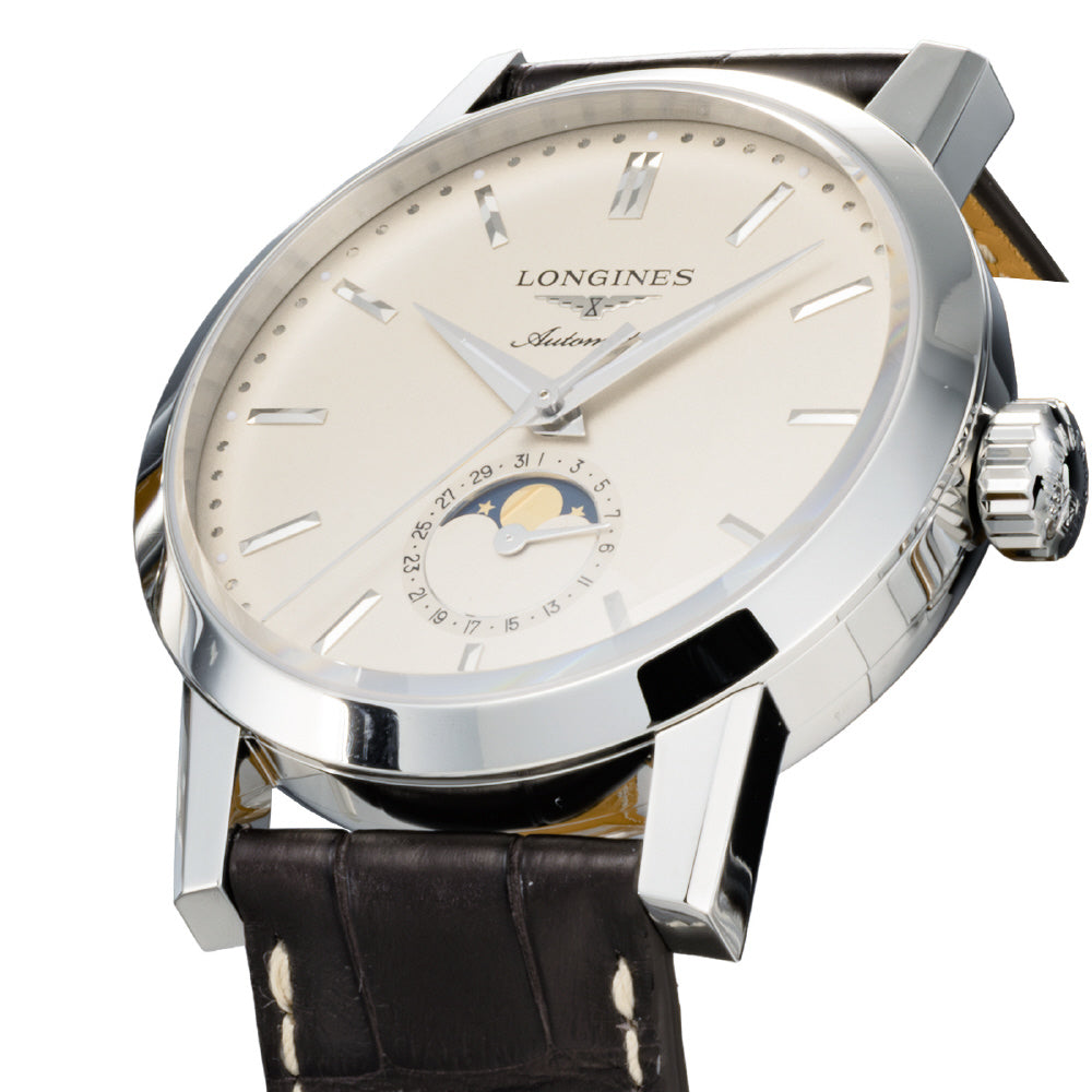 LONGINES L4.826.4.92.2 Watch - Elegant Beige Dial Swiss Automatic 5-Year Warranty Luxury Timepiece (Image 2)