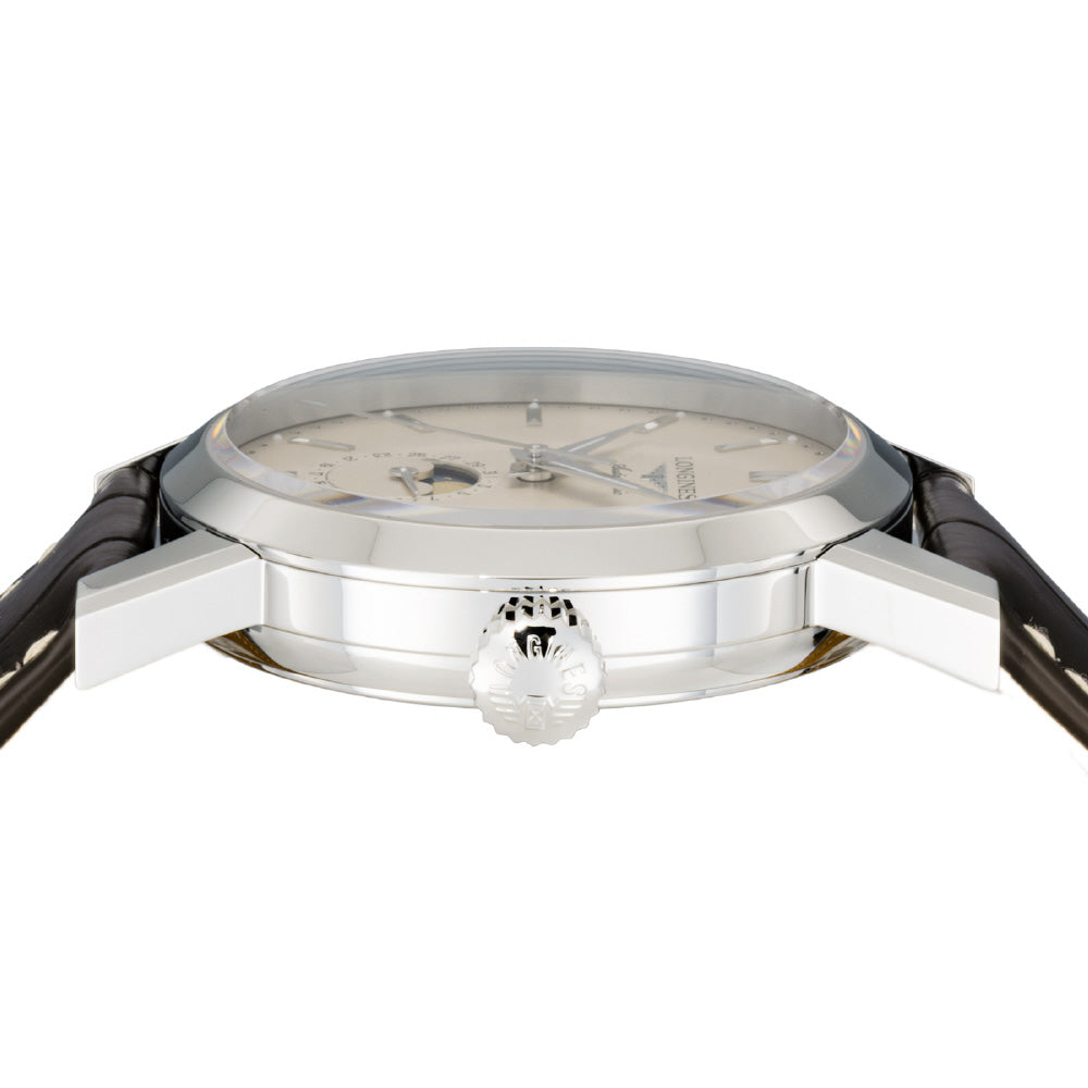 LONGINES L4.826.4.92.2 Watch - Elegant Beige Dial Swiss Automatic 5-Year Warranty Luxury Timepiece (Image 4)