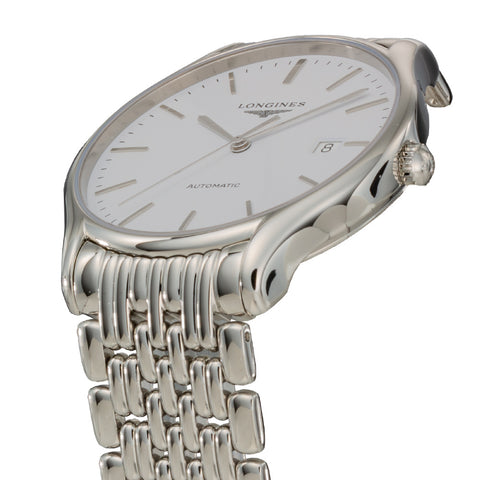 LONGINES L4.960.4.12.6 Watch - Elegant White Dial 5-Year Warranty Swiss Movement Water Resistant (Image 2)