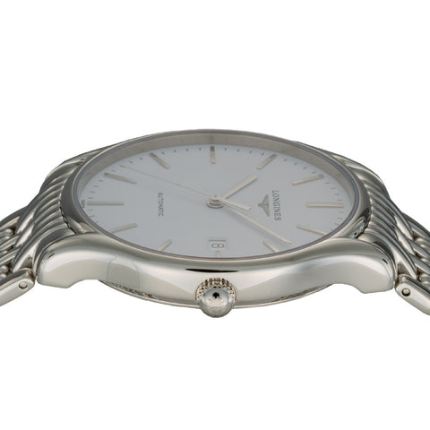 LONGINES L4.960.4.12.6 Watch - Elegant White Dial 5-Year Warranty Swiss Movement Water Resistant (Image 4)